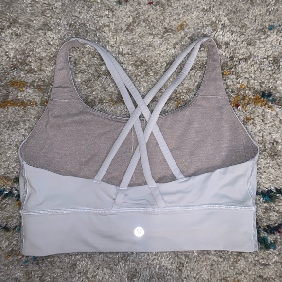 Lululemon Energy Longline Bra, White - Picture 2 of 3